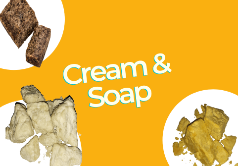 cream and soap for face