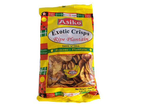Asiko Exotic Crisps Ripe plantain